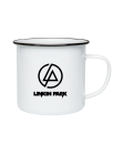 puodelis Linkin Park logo